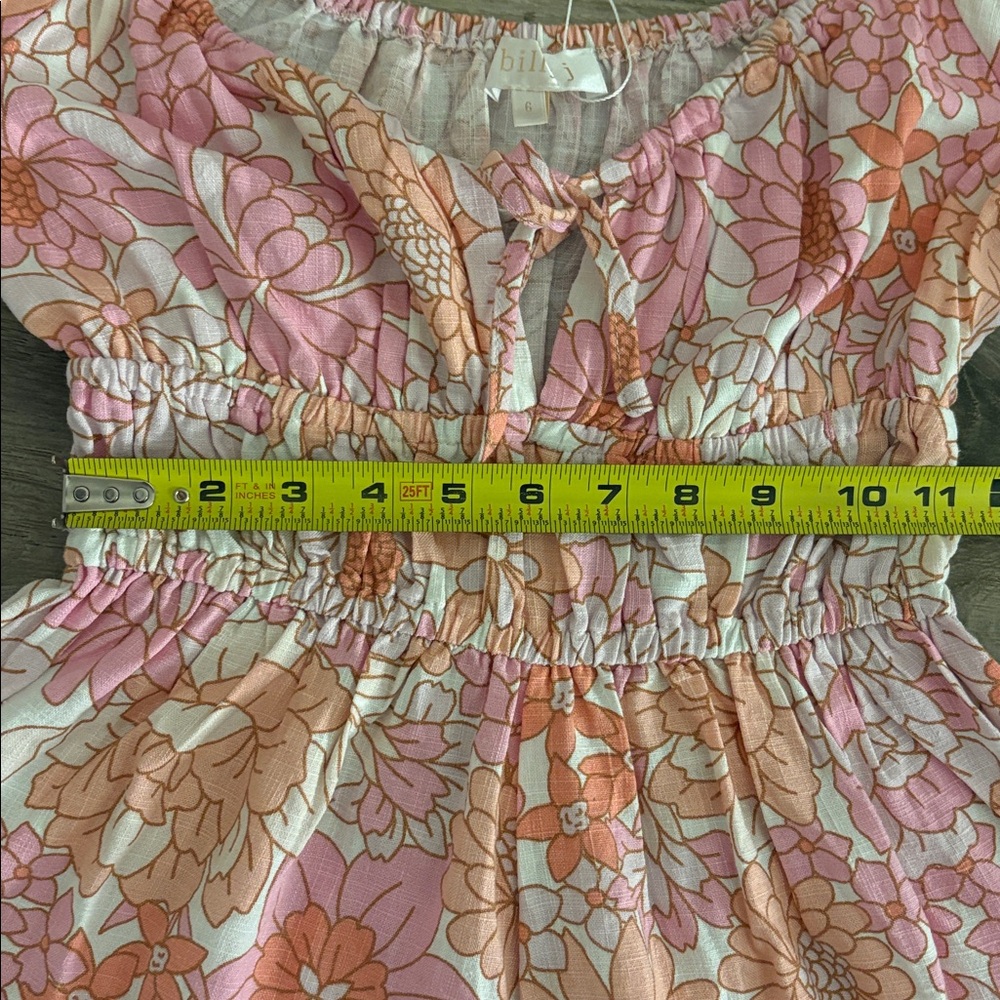Billy J Floral Romper, NWT Size 6 - Picture 6 of 9